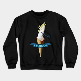 real ice cream cockatoo Crewneck Sweatshirt